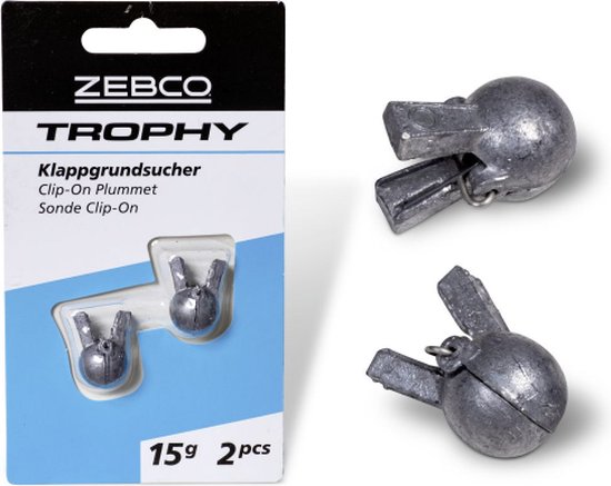 Foto: Zebco peillood met veer 2 pcs maat 10g