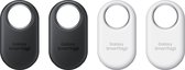 Origineel Samsung Galaxy SmartTag 2 Bluetooth Tracker 4-Pack Zwart Wit