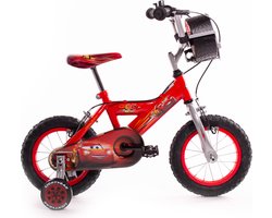 Huffy Cars Lightning McQueen 12 inch fiets - kinderfiets 3-5 jaar - rood