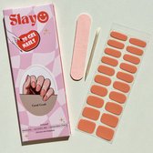 Slayo© - Gellak Stickers - Coral Crush - Nagelstickers - Gel Nail Wraps - Nail Art - LED/UV lamp nodig