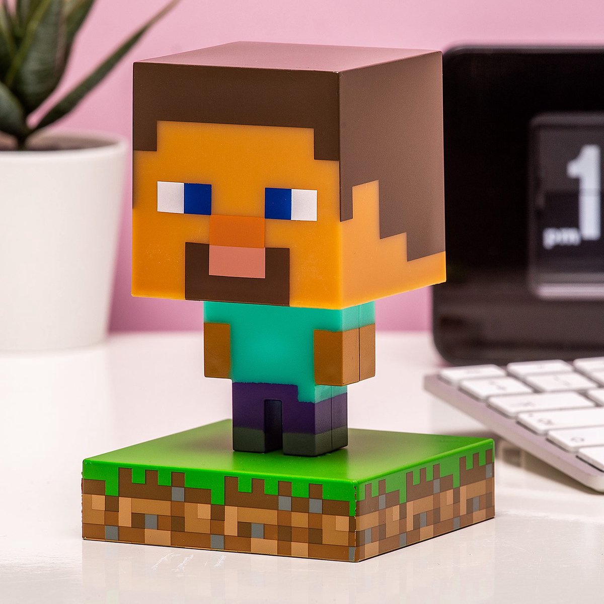 Paladone Minecraft Nachtlamp - Steve - Icon Light - 3D Lamp