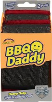 Scrub Daddy - BBQ Daddy - 2 Stuks - Barbecue schoonmaakspons - BBQ - ArmorTec-gaas - Voor hardnekkige vuilresten - Hittebestendig - Extra krachtig