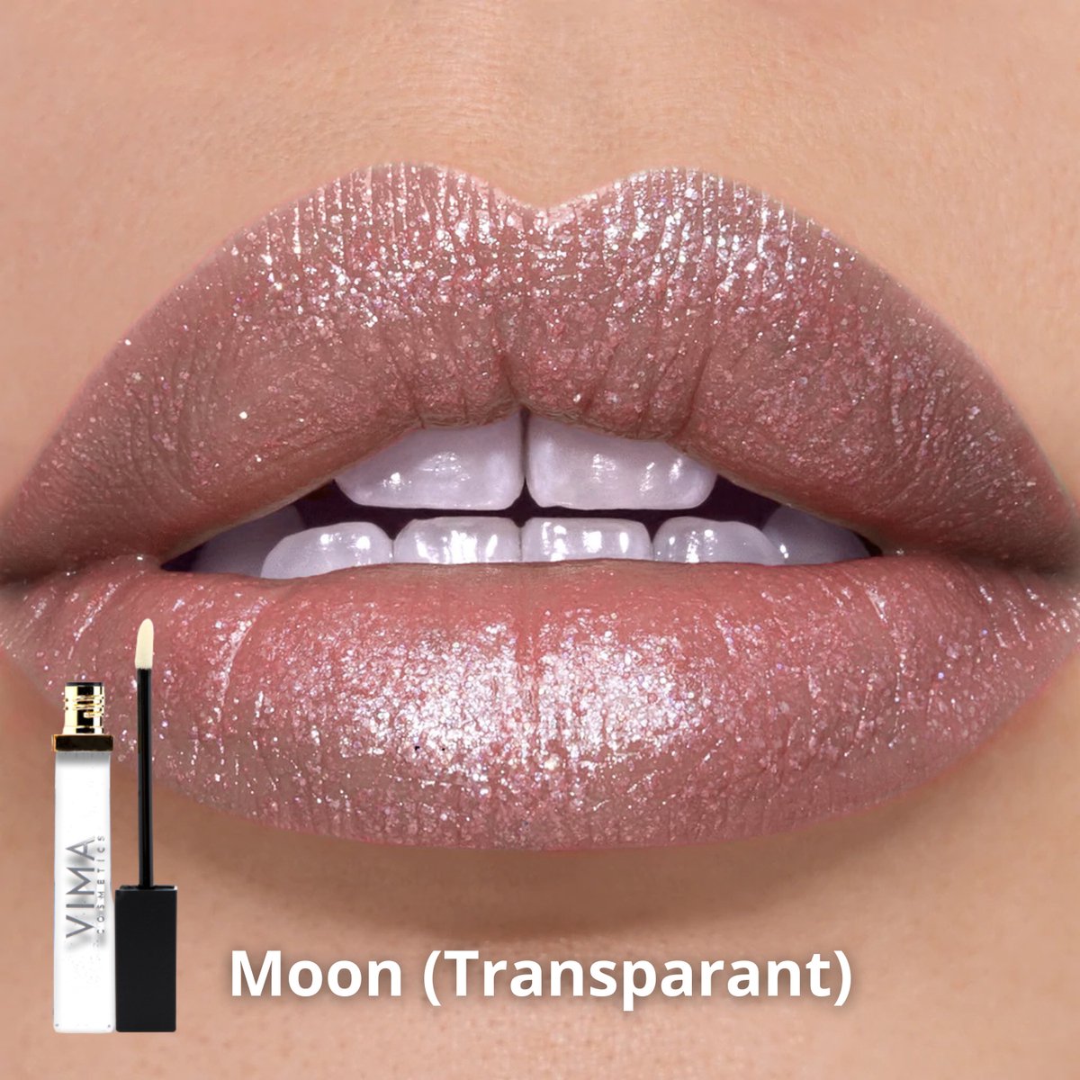 VIMA Lipgloss - Transparant (Moon) - Hydraterend - Creamy - Volumegevende Lipgloss
