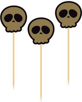 Prikkers Halloween Skull (8 stuks) - Halloween - Halloween Decoratie - Halloween Versiering