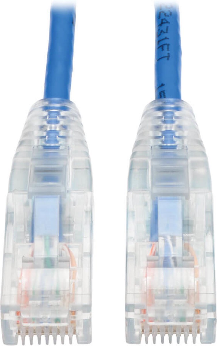 Tripp Lite RJ45-RJ45, m-m, 0.61m netwerkkabel 0,61 m Cat6 U/UTP (UTP) Blauw