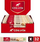 Tablettes de chocolat Côte d'Or Praliné Blanc - 32 pcs