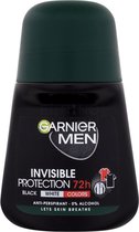 Garnier Men Invisible Protection 72h Deodorant Man - Deo Roller Heren - Anti Stain - Ethyl Alcohol Vrij - 50ml
