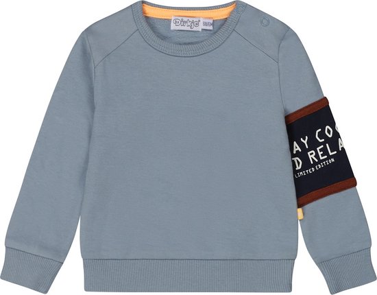 Dirkje Jongens Sweater Faded Blue - Maat 56