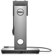 DELL DS1000, Avec fil, USB 3.2 Gen 1 (3.1 Gen 1) Type-C, 3,5 mm, USB Type-A, 10,100,1000 Mbit/s, Noir, Argent