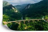 Fotobehang Brug 3D