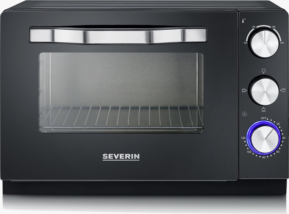 Severin TO 2070 - Vrijstaande oven - Zwart