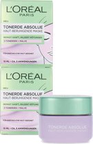 L'Oréal Pure Clay Soothing Masker - 2 x 15 ml (2 stuks)