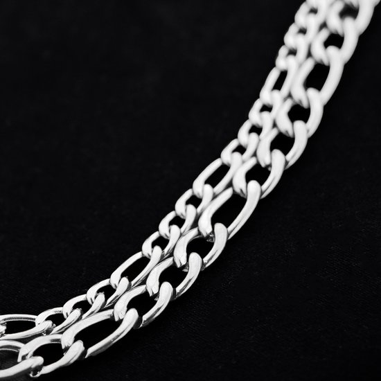 Collana Da Uomo Con Catena A Maglie In Acciaio Inossidabile Da 5 Mm - Foto 10