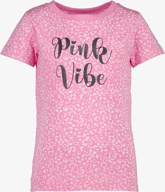 TwoDay meisjes T-shirt roze met print - Maat 170/176