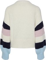 Pieces Sopa Ls O-Neck Knit Birch MULTICOLOR L