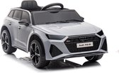 Elektrische Kinderauto Audi RS6 12V Met Afstandsbediening - accuvoertuigen - accu auto voor kinderen Nardo Grijs