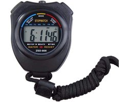 Stopwatch - Grote Display - Zwart