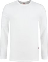 Tricorp 101015 T-Shirt Lange Mouw 60°C Wasbaar - Wit - L