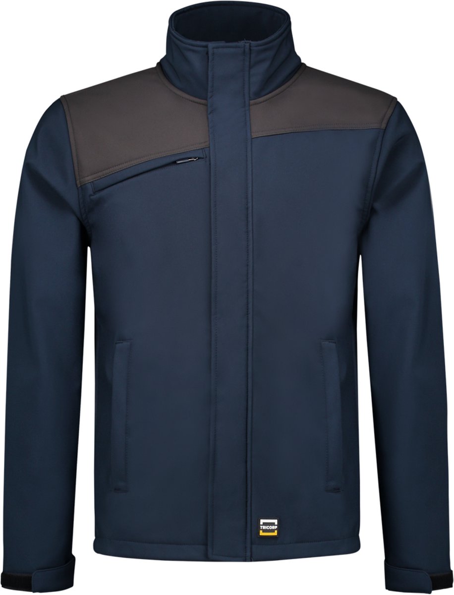 Tricorp 402021 Softshell Bicolor Naden - Inkt/Donkergrijs - 4XL