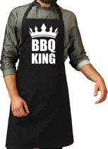 Barbecueschort BBQ King zwart heren - Barbecue schort