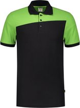 Tricorp Poloshirt Bicolor Naden 202006 Zwart / Lime - Maat L