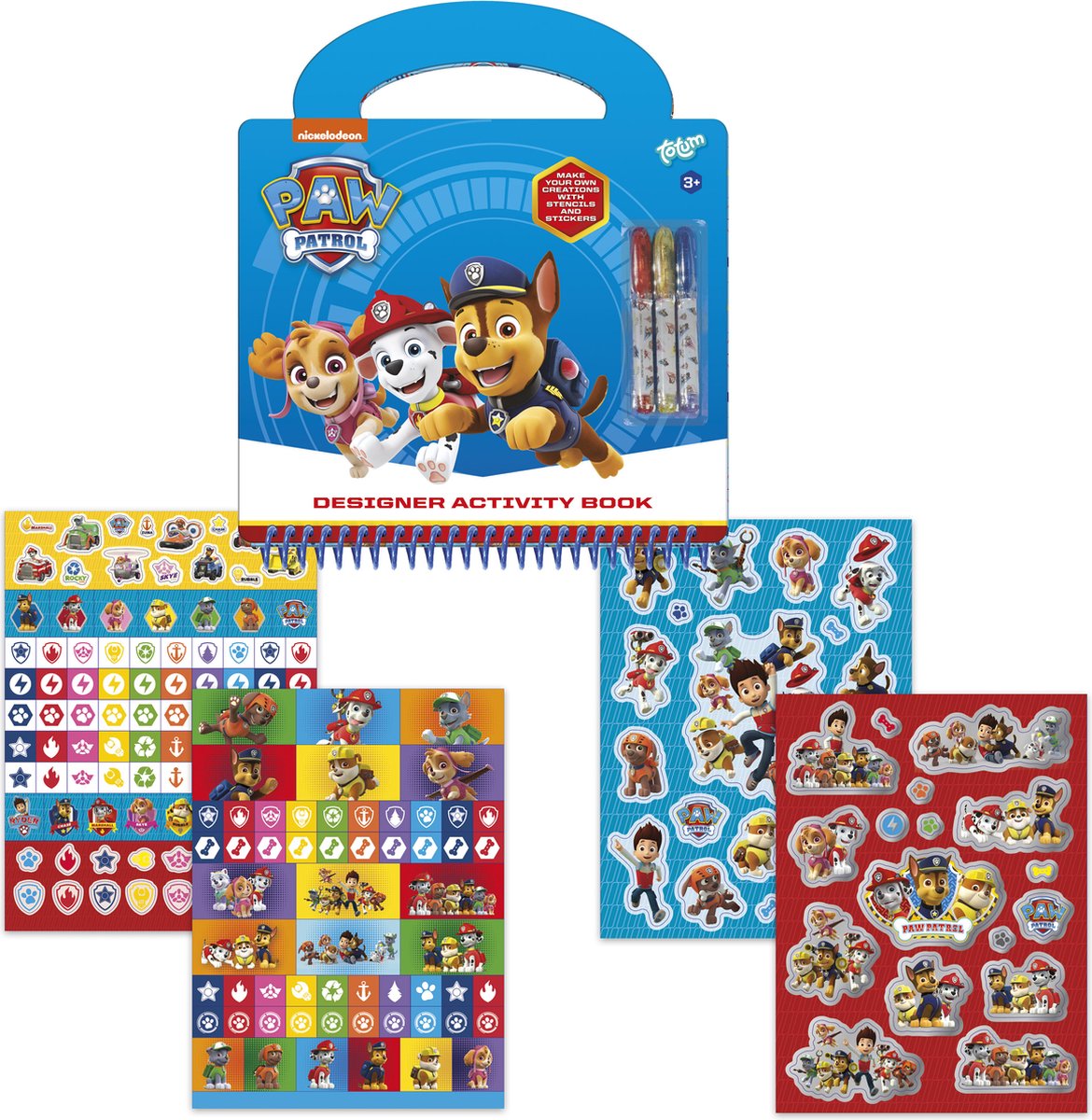 Totum PAW Patrol Bath Domino Jeu d'association et de mémoire pour le bain  Multicolore