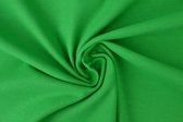 50 meter molton stof - Groen - 100% katoen - Molton stof op rol