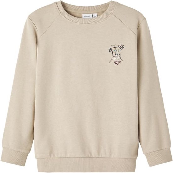 Name it Jongens Sweater Ohulan Oxford Tan - 116