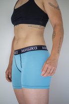 Mishka bamboe vrouwenboxer blauw - L