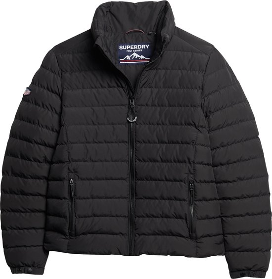 Superdry Fuji Emb Padded Jacket Heren Jas Black Maat Xl bol