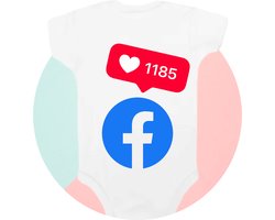 Romper softtouch - facebook en insta likes - 0-3 maanden