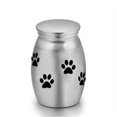 Assieraden Specialist - Mini Urn - Pootafdruk Hond/Kat - Dieren Urn Mini