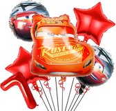 Set de ballons voitures - 59x53cm - Ballon aluminium - Voiture - Course - Courses - Fête à thème - 7 ans - Anniversaire - Ballons - Décoration - Ballon à hélium