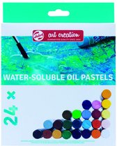 Art creation wateroplosbare oliepastels set 24 stuks