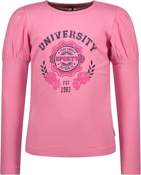 Meisjes t-shirt - Elke - Roze carnation