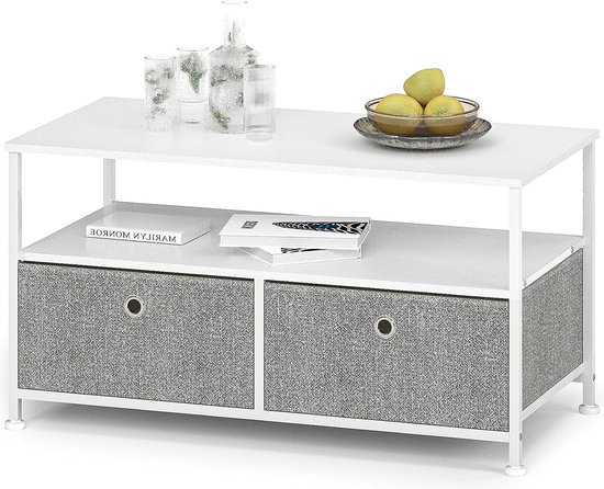 Starfurn Vierkante salontafel New York - 80 cm - zwart van het woonmerk Starfurn
