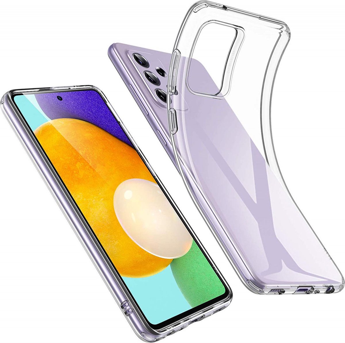 Soft TPU Hoesje geschikt voor Samsung Galaxy A52s / A52 / A52 5G - Doorzichtig Siliconen hoesje - Transparant