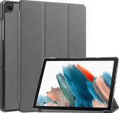 Case2go - Tablet hoes geschikt voor Samsung Galaxy Tab A9 Plus (2023) - Tri-fold hoes met auto/wake functie - 11 inch - Grijs