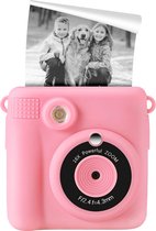 GILA Kindercamera Roze - Instant Foto's Maken - Direct Printen - Inclusief Geheugenkaart