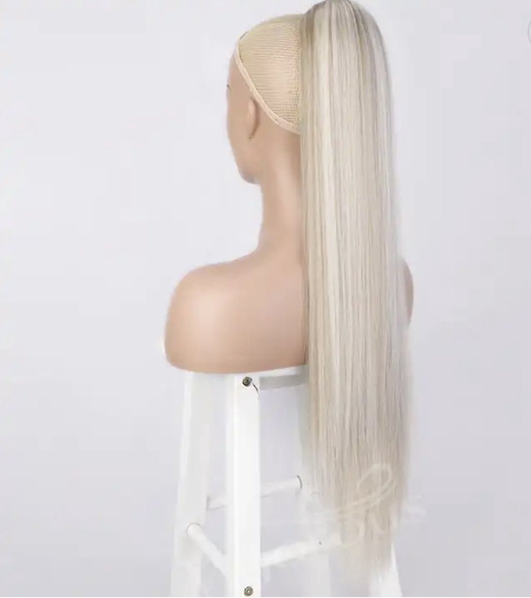 Miss Ponytails - Straight ponytail extentions - 26 inch - Blond 16H60 - Hair extentions - Haarverlenging