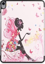 Shop4 iPad Air (2020) - Étui Smart Book Fairy and Butterflies Wit