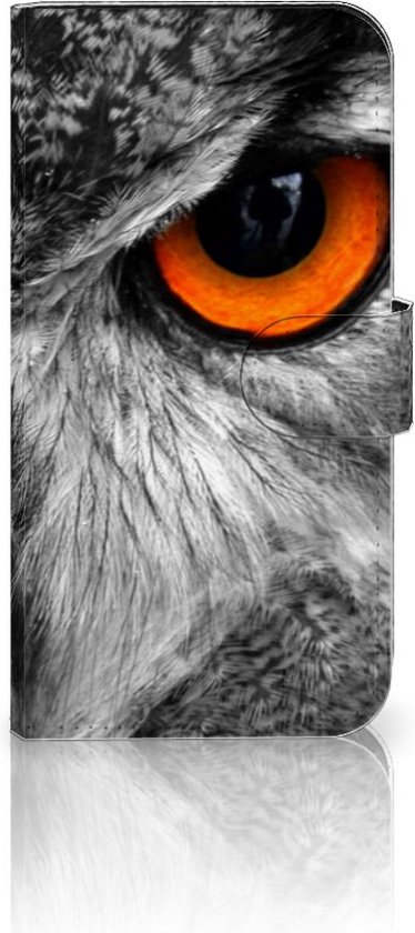 Portefeuille iPhone 15 Cuir PU Portefeuille pour Hibou