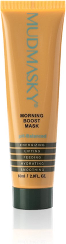 MUDMASKY® - Gezichtsmasker - Morning Boost Mask -  Reinigend detox ochtendmasker - energieboost - Huidherstellend - 2 Minuten Gezichtsmasker - Kleimasker