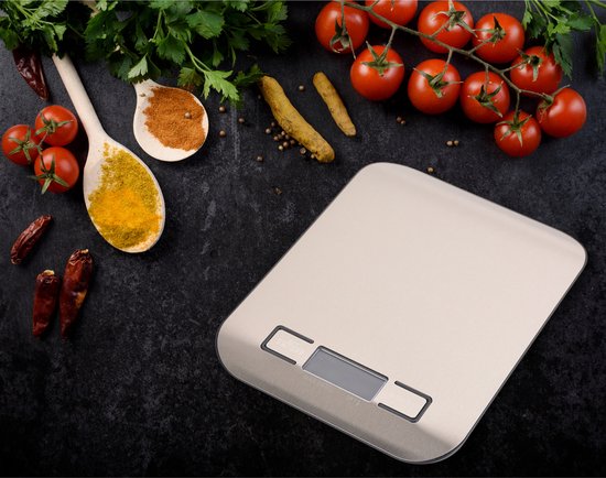 Precisie Keukenweegschaal - Digitale Keukenweegschaal - Tot 5kg - RVS