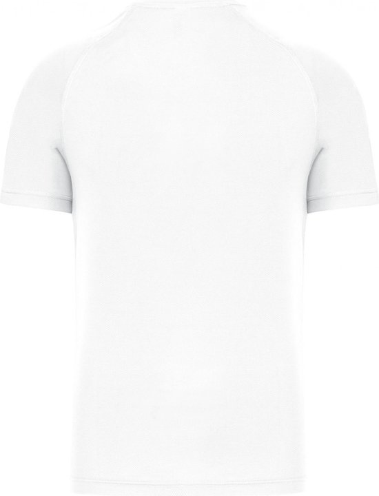 PROACT® Heren-sport-t-shirt V-hals PA476 - White - M