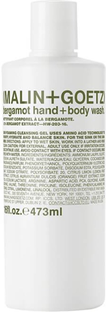Bergamot Hand + Body Wash - 473ml - Malin+Goetz