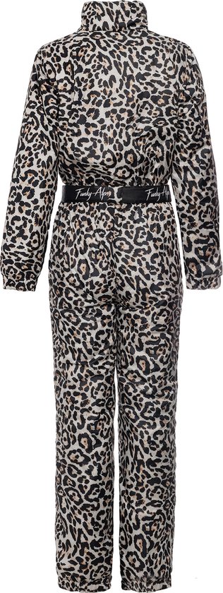 Foto: Funky alps skipak panter vintage onesie panther skipak wintersport carnaval apres ski foute skipakken