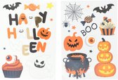 Folat - Raamstickers Halloween BoOo! - Halloween Treat - 23 stickers - Halloween - Halloween Decoratie - Halloween Versiering
