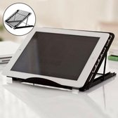 Universele Tablet Houder - LED A4 Lightpad - Diamond Painting - Kookboek Standaard - Bureau Tafel Houder Staander – Inklapbare Tablet Houder - Verstelbare Tablet Standaard – Zwart