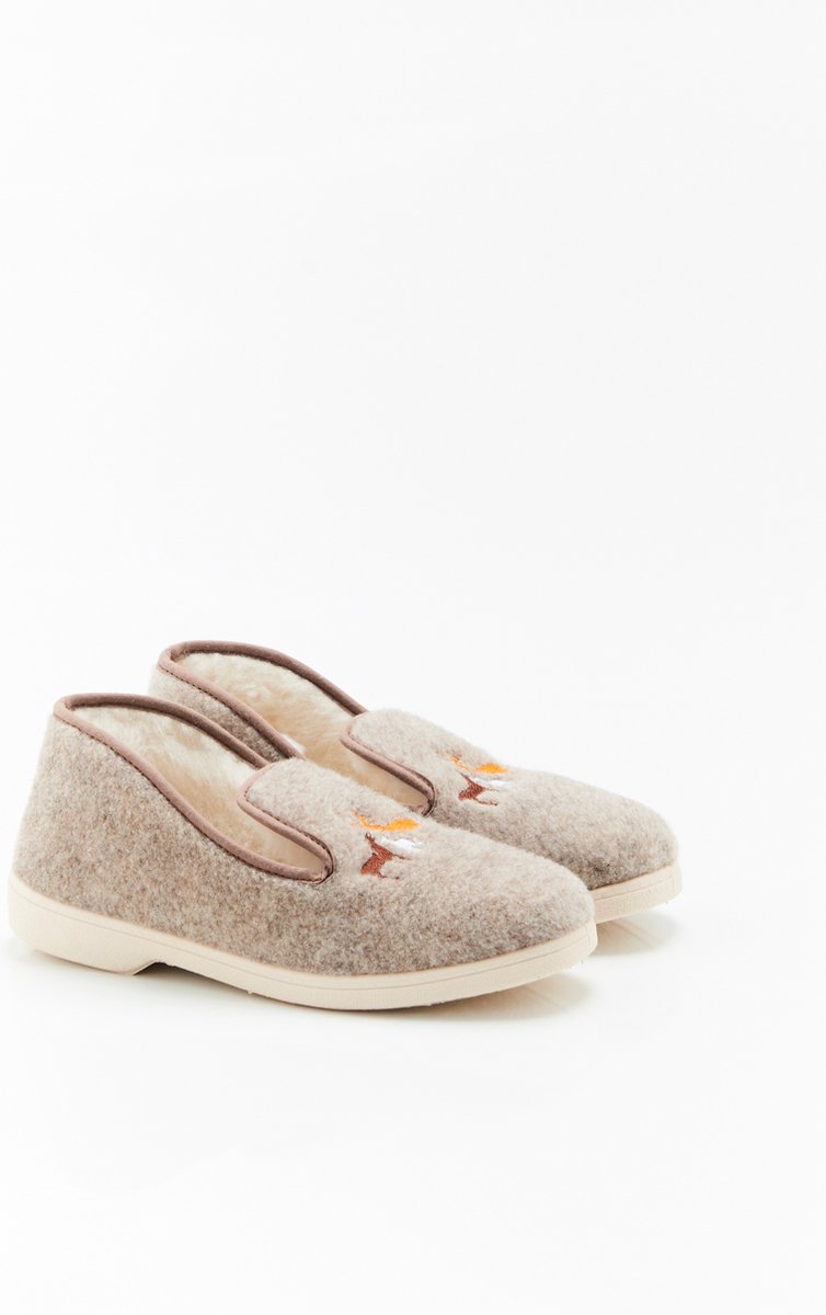 Damart Pantoffels Charentaises Thermolactyl Vrouwen Bruin